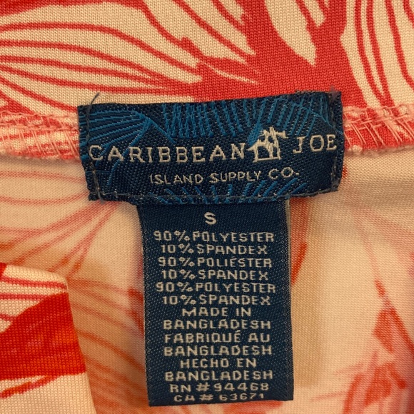 Caribbean Joe Pink & Red Floral Long Sleeve Dress - Picture 2 of 6